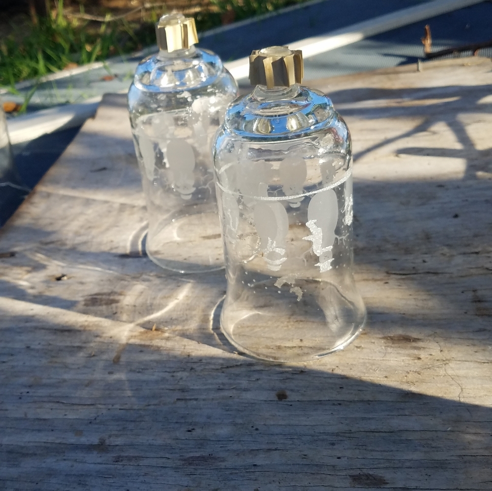 Home Interiors Snowman Votive Cups set of 2